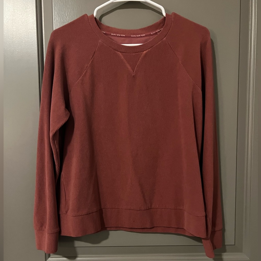 Rose/soft pink lightweight, long sleeve, casual sweater